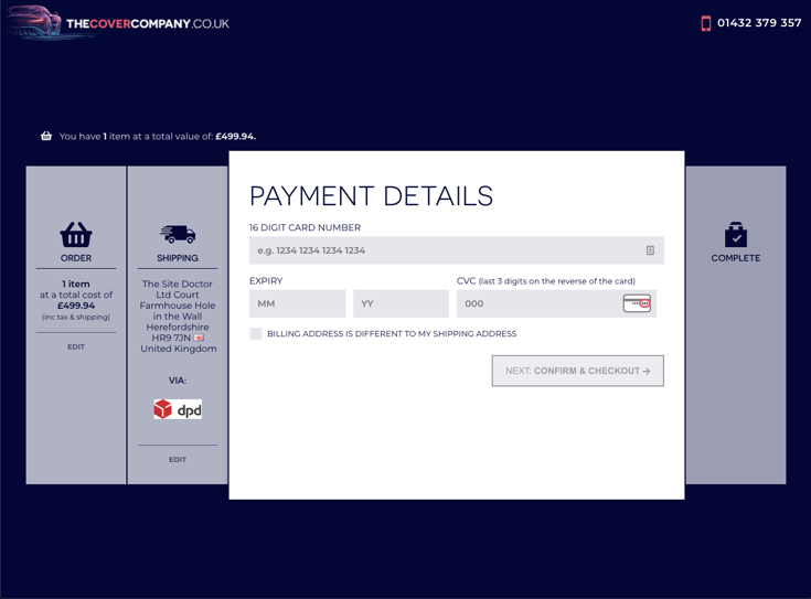 Checkout Payment Form